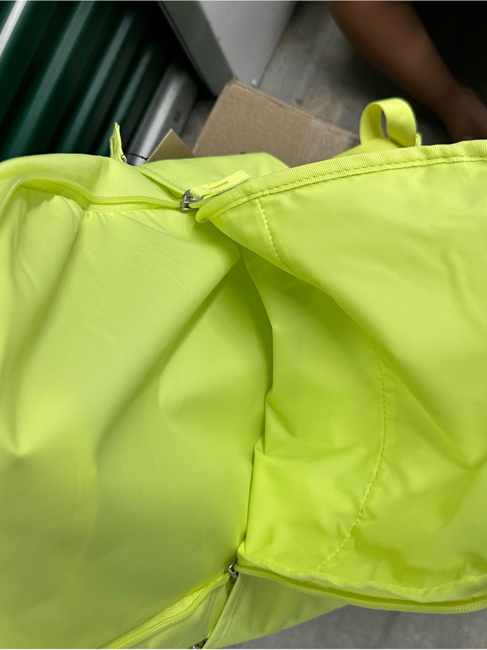 NIKE Element Neon Yellow Men's Backpack with Bold Logo - Picture 4 of 7